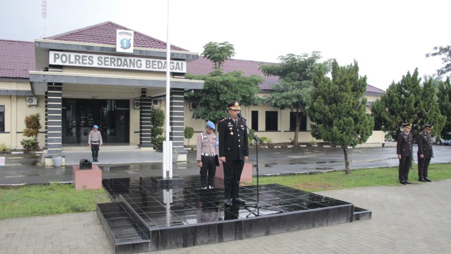Polres Sergai Melaksanakan Upacara Memperingati  Hari Kesaktian Pancasila