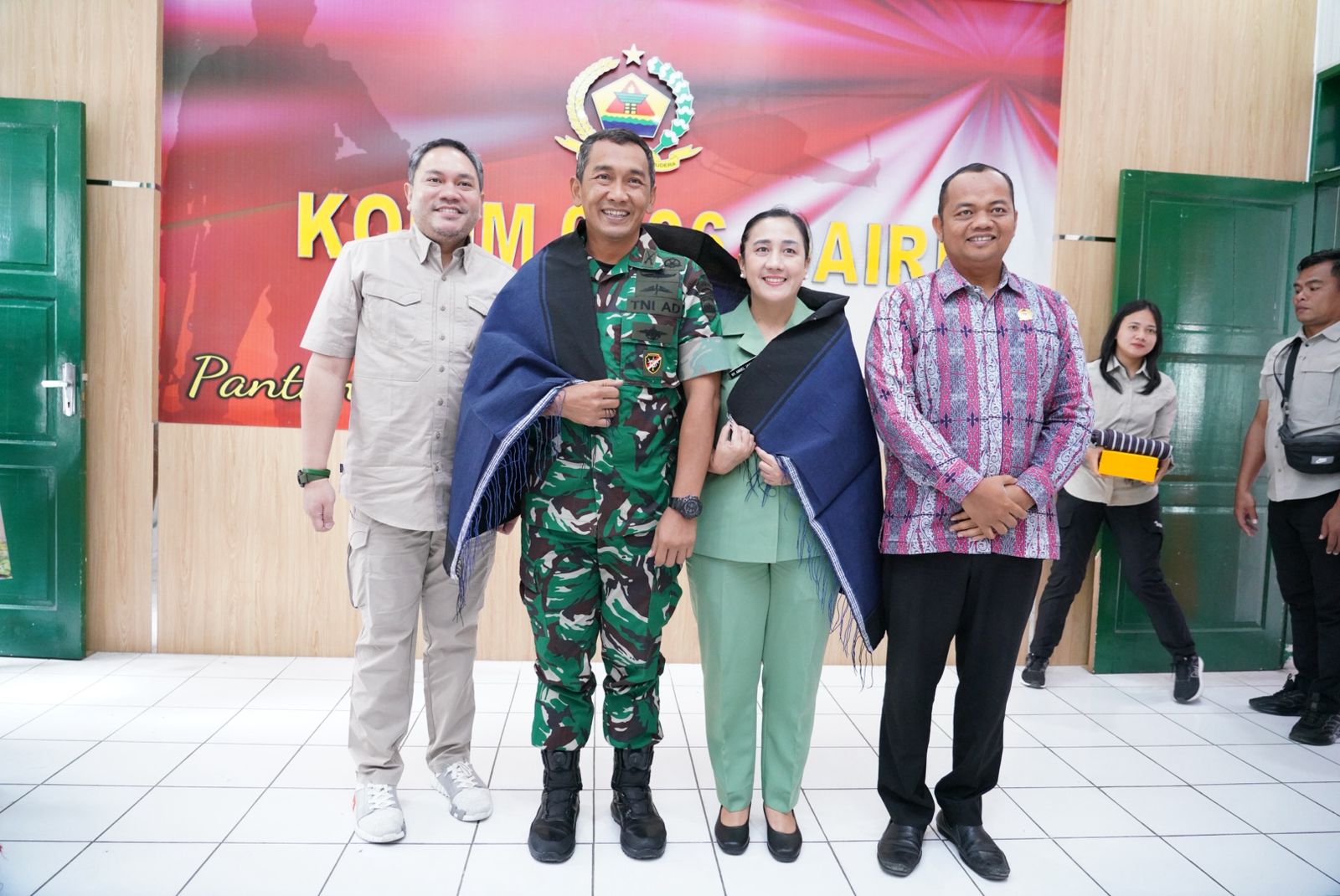 Bupati Pakpak Bharat Menghadiri Kunjungan Silaturahmi Komandan Korem023/Kawal Samudra di Makodim 0206/Dairi