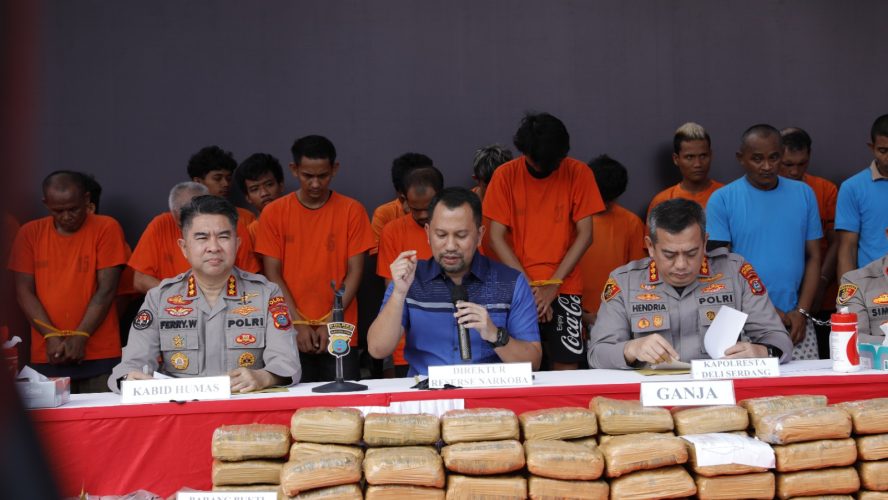 Komitmen Pemberantasan Narkoba, Polda Sumut Sikat 7 THM, 3 Di Antaranya Dirobohkan