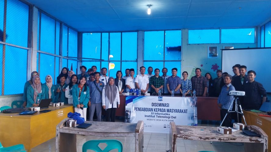 Pemdes Kuta Dame Kecamatan Kerajaan Menggandeng Institute Teknologi DEL dan Dinas Komunikasi Dan Informatika Pakpak Bharat dalam Sistim Informasi Desa (SID)
