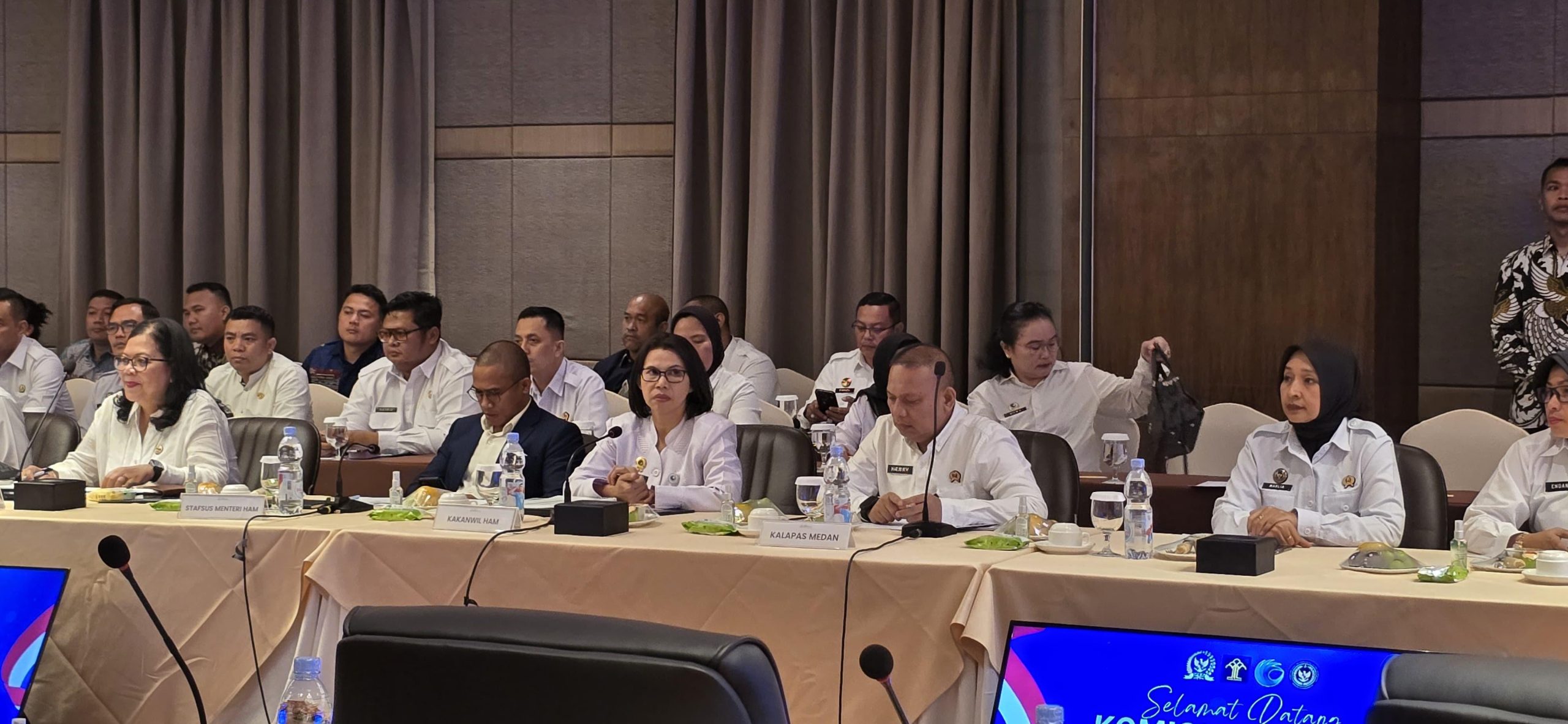 Karutan Kelas I Medan Hadiri Kunjungan Reses Komisi XIII DPR RI Di Sumut