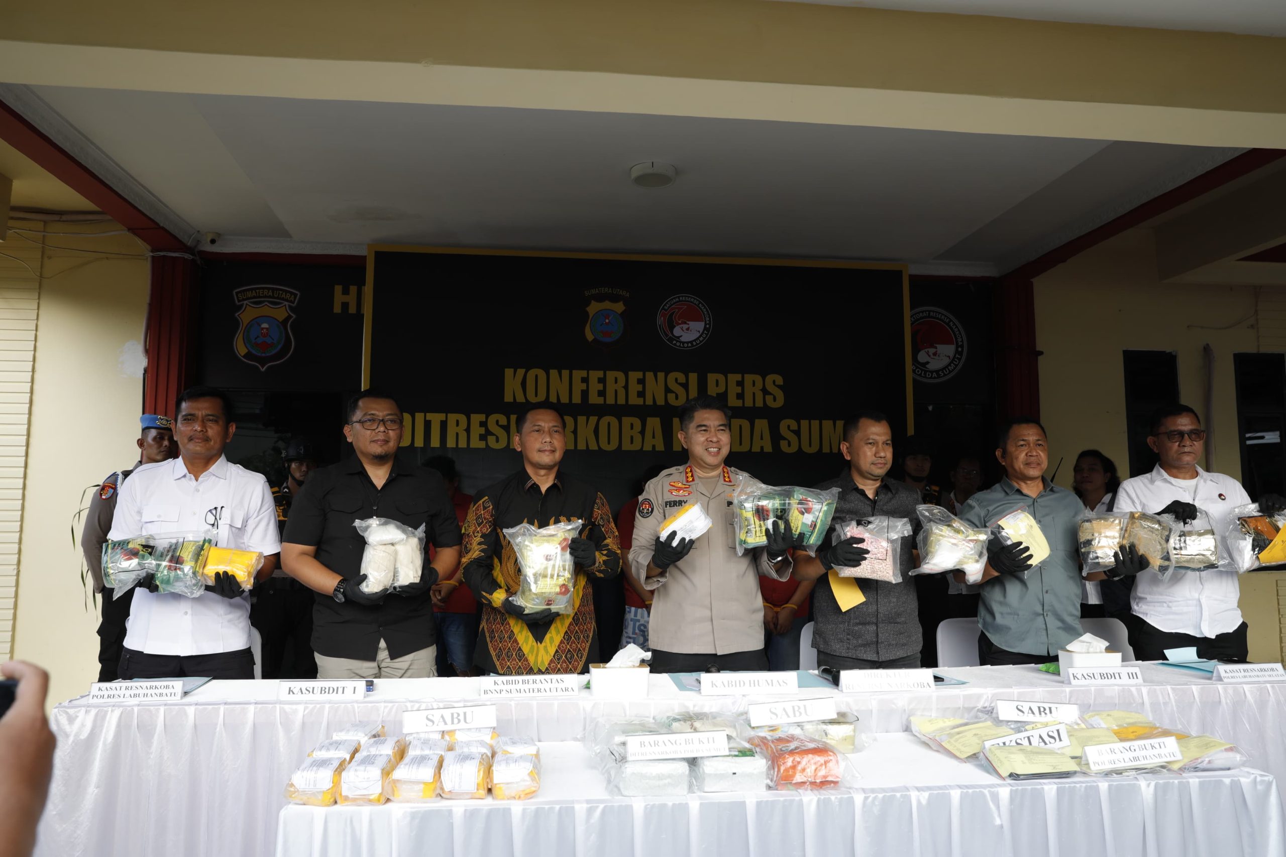 Polda Sumut Dan Jajaran Ungkap 571 Kasus Narkoba, Selamatkan 225 Ribu Jiwa Dari Bahaya Narkotika