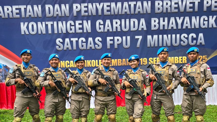 Misi Perdamaian, 7  Personel Polda Sumut Gabung Pasukan Perdamaian PBB Berangkat Ke Afrika Tengah