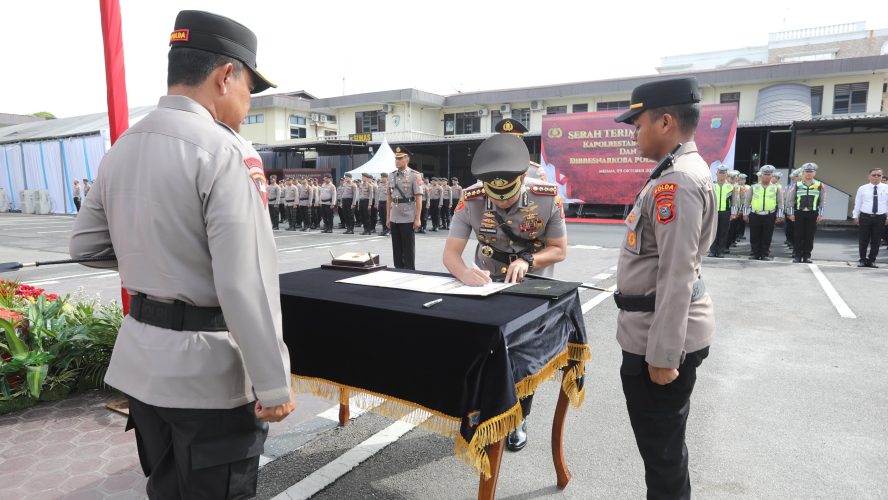 Sertijab Kapolrestabes Medan Dan Dirresnarkoba: Kapolda Sumut Tegaskan Pentingnya Integritas Dan Inovasi Kepemimpinan