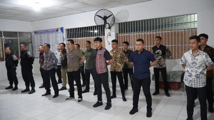 Razia Gabungan Rutan Kelas I Medan Bersama TNI-Polri: Wujud Sinergi Jaga Keamanan Dan Ketertiban