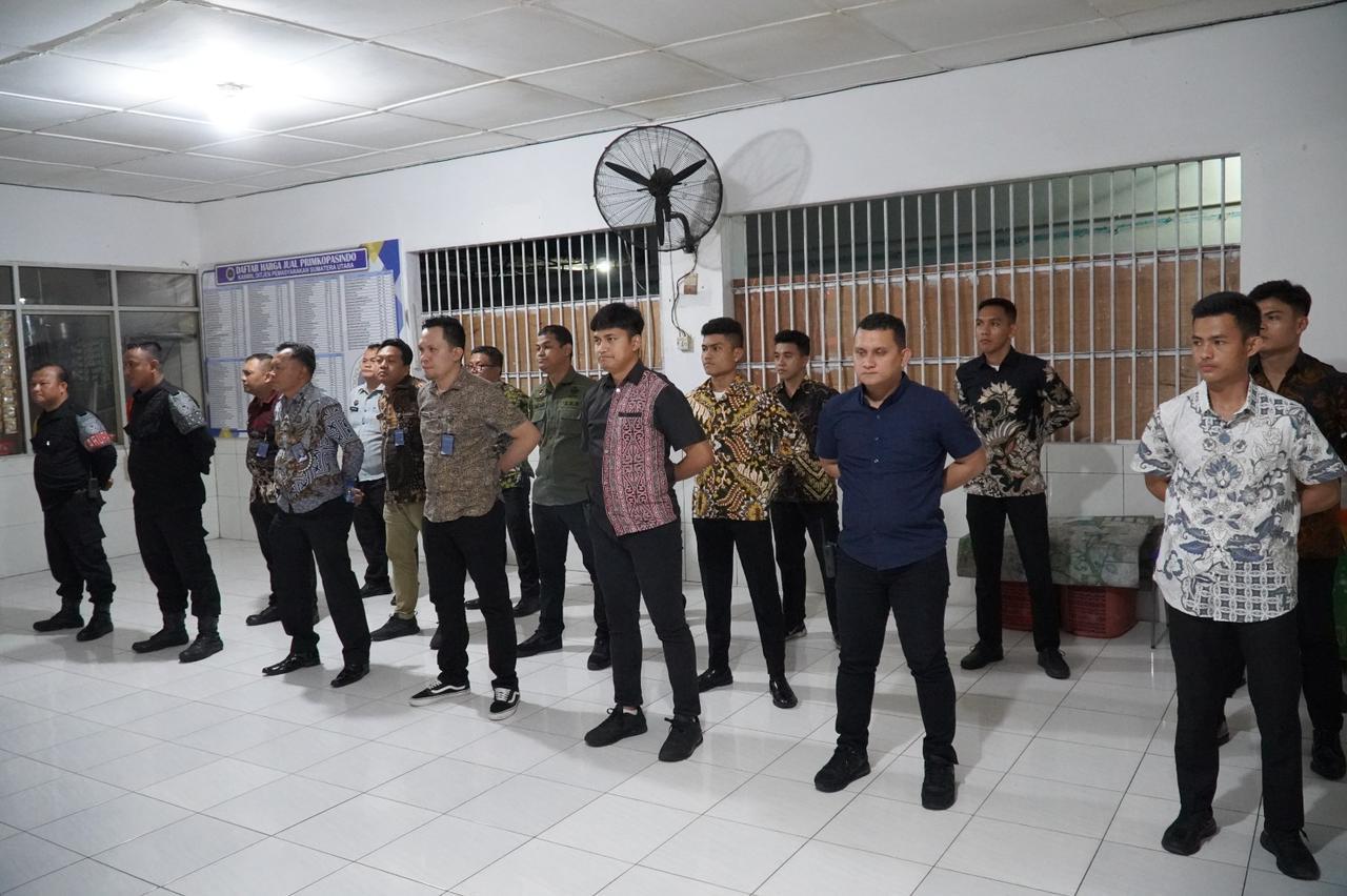 Razia Gabungan Rutan Kelas I Medan Bersama TNI-Polri: Wujud Sinergi Jaga Keamanan Dan Ketertiban