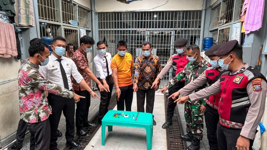 Polres Palas Dan Rutan Kelas IIB Sibuhuan Gelar Razia Gabungan, Ini Hasilnya