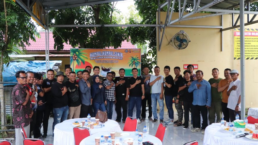 Kumpul-Kumpul Senja, Polres Sergai Bersama Insan Pers