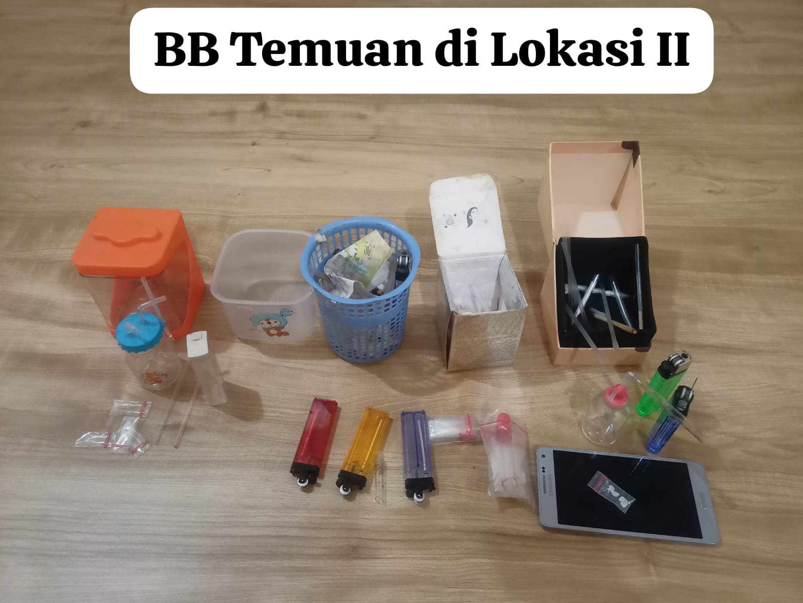 Polres Pelabuhan Belawan Amankan 5 Pengguna Narkoba Saat Penyisiran Lokasi Rawan Tawuran