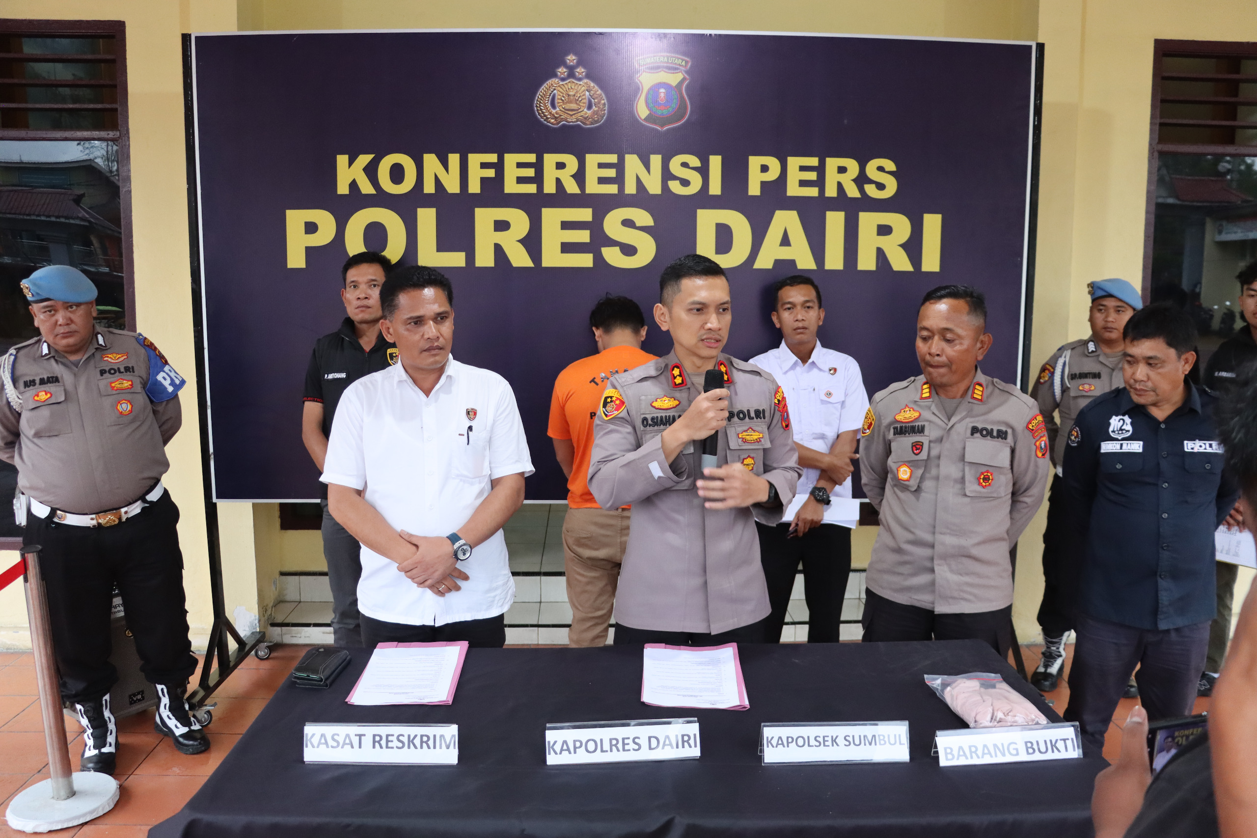 Tak Sampai 24 Jam, Polres Dairi Bersama Polsek Sumbul Amankan Pelaku Penganiayaan Di Lae Pondom Yang Viral Di Sosmed