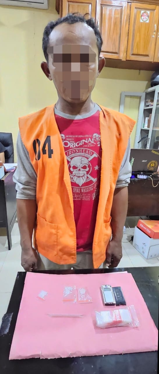 Satresnarkoba Polresta Deli Serdang Tangkap Seorang Pria Pengedar Shabu