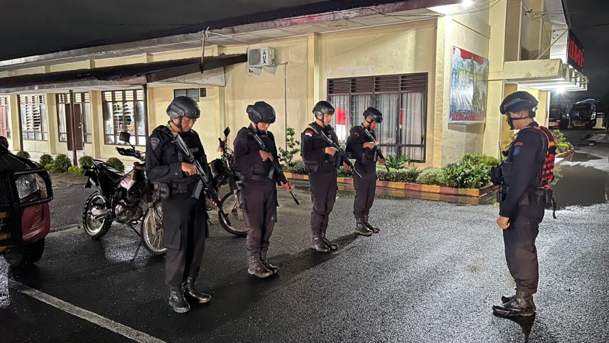 Brimob Sumut Gencar Patroli Malam, Wujudkan Medan Aman Dari Gangguan Kamtibmas