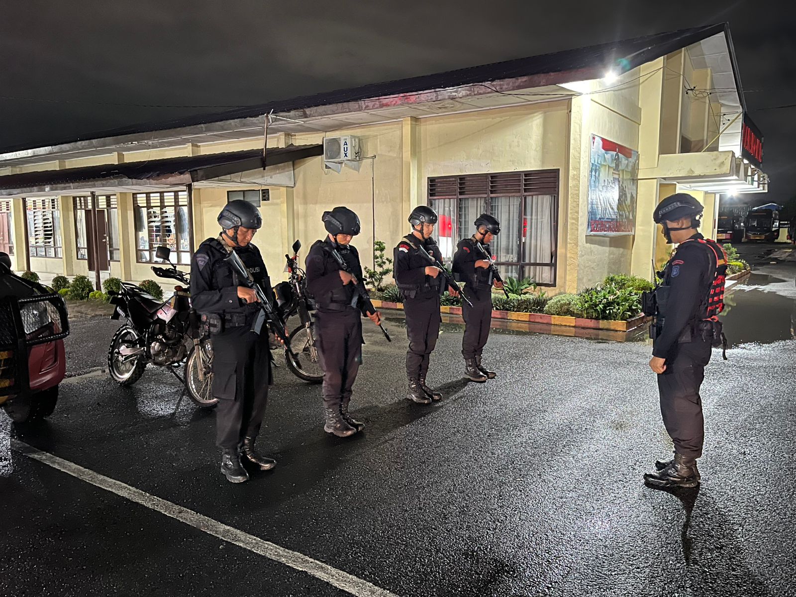 Brimob Sumut Gencar Patroli Malam, Wujudkan Medan Aman Dari Gangguan Kamtibmas