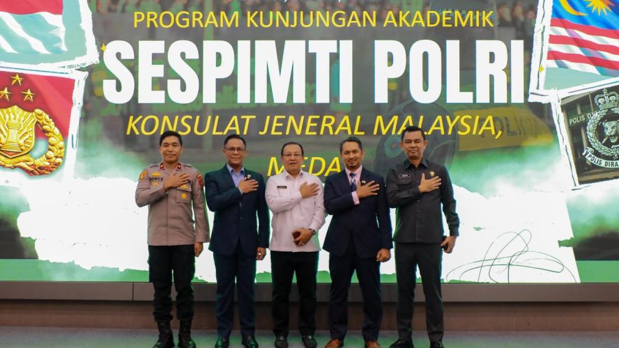 Polda Sumut Dan Konsulat Jenderal Malaysia Perkuat Sinergi Keamanan Lewat Program Lawatan Akademik Sespimti Polri