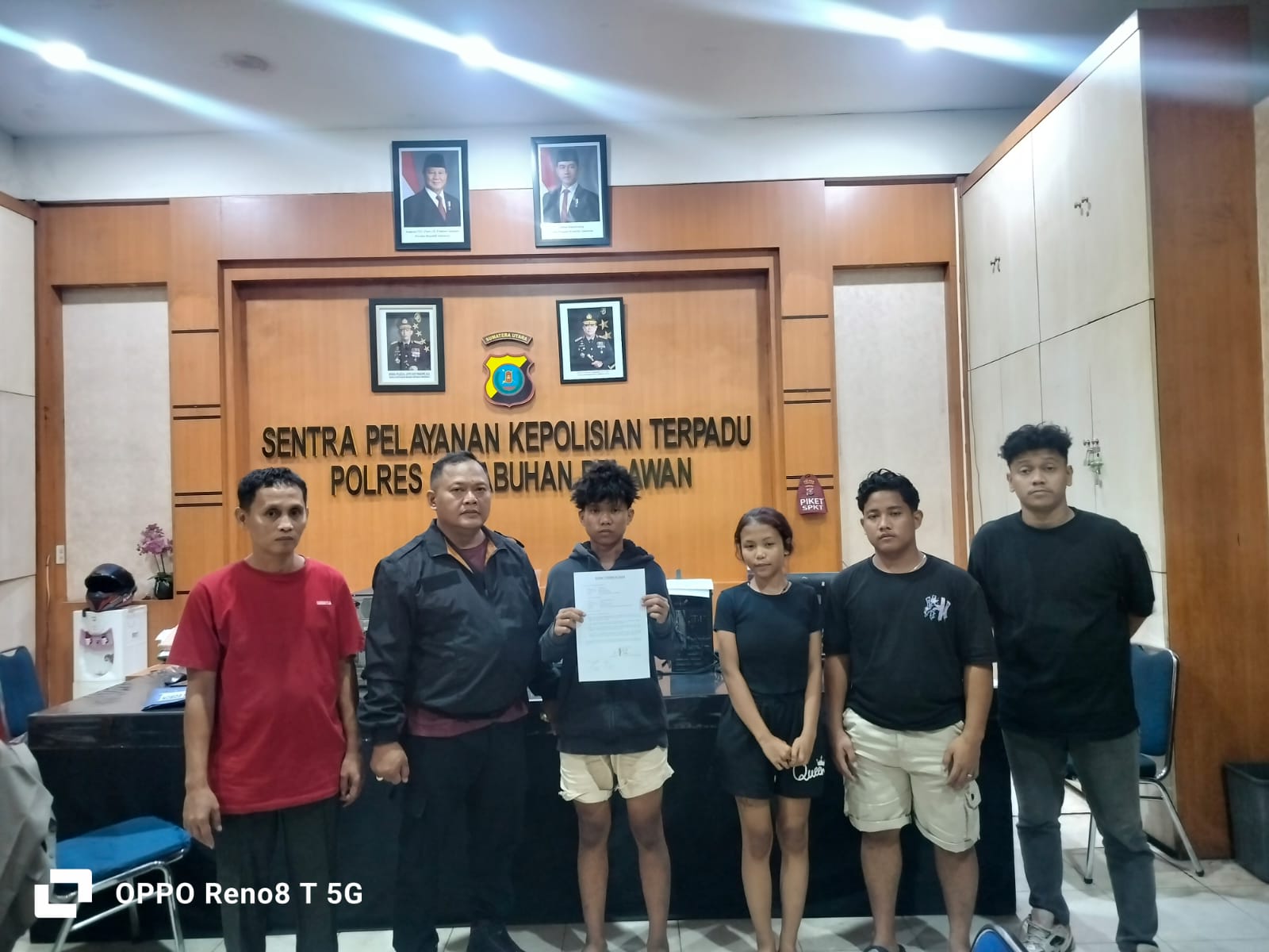 Personil Dit Pamobvit Polda Sumut, Sigap Tangkap Pelaku Pencurian HP Di Martubung
