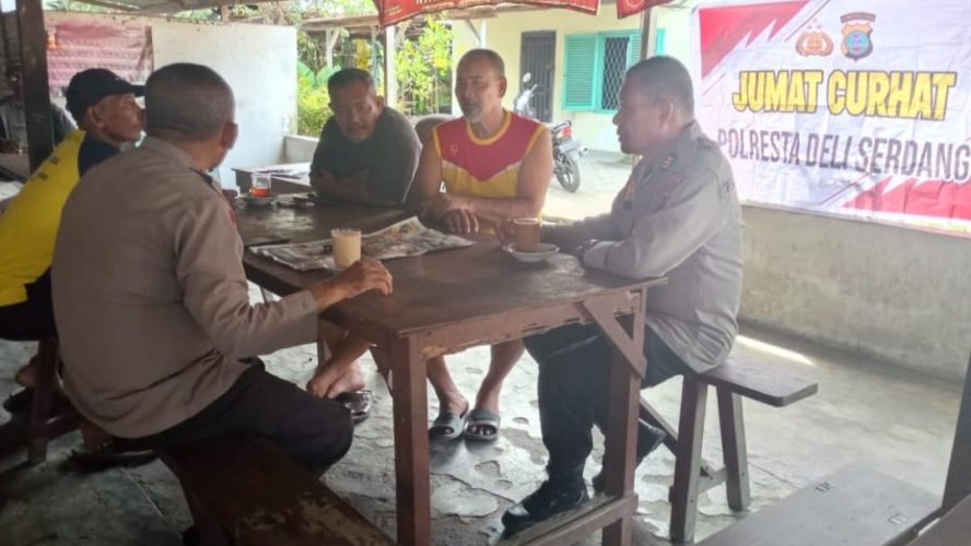 Polresta Deli Serdang Gelar Program Jum’at Curhat Guna Dengarkan Keluhan Dari Masyarakat