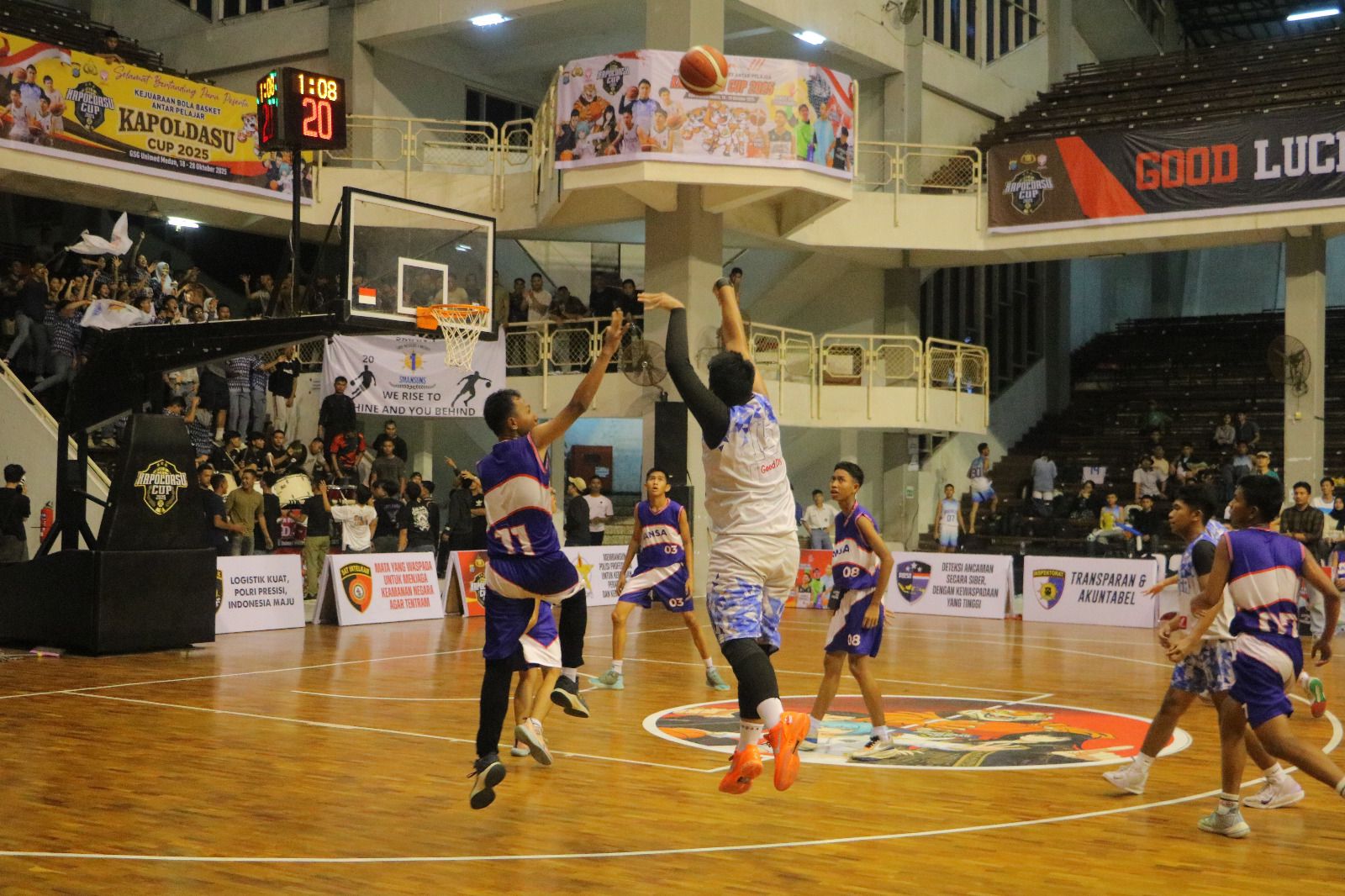 SMAN 1 Medan Unggul Sementara, Turnamen Kapolda Sumut Cup 2025 Semakin Seru Menuju Semifina
