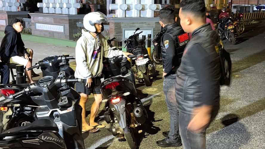 Ciptakan Situasi Kamtibmas Yang Kondusif, Polres Pematang Siantar Amankan Dua Sepedamotor Hendak Balap Liar
