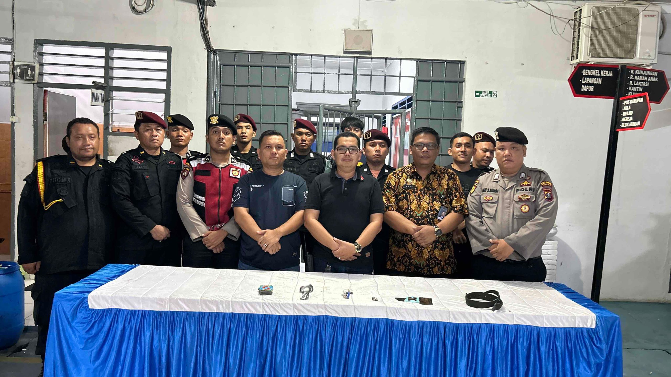 Polres Tapanuli Tengah Dan Lapas Sibolga Gelar Razia Gabungan Cegah Peredaran Narkoba Dan Barang Terlarang