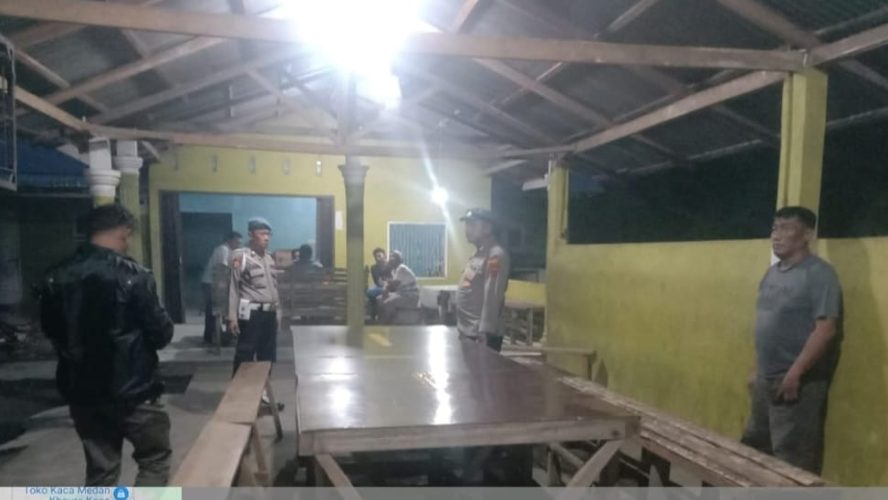 Polsek Biru-Biru Patroli Lokasi Judi Dadu Putar Dan Tembak Ikan