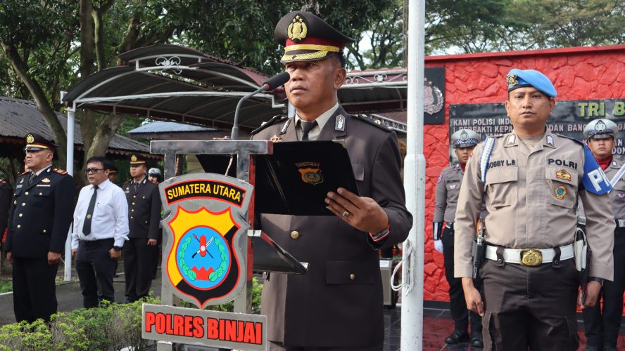Polres Binjai Peringati Hari Sumpah Pemuda Ke-97 Tahun 2025