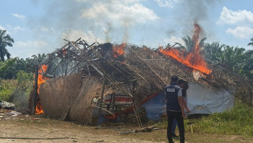 Barak Narkoba Di Binjai Selatan Kembali Digrebek Dan Dimusnahkan Polres Binjai