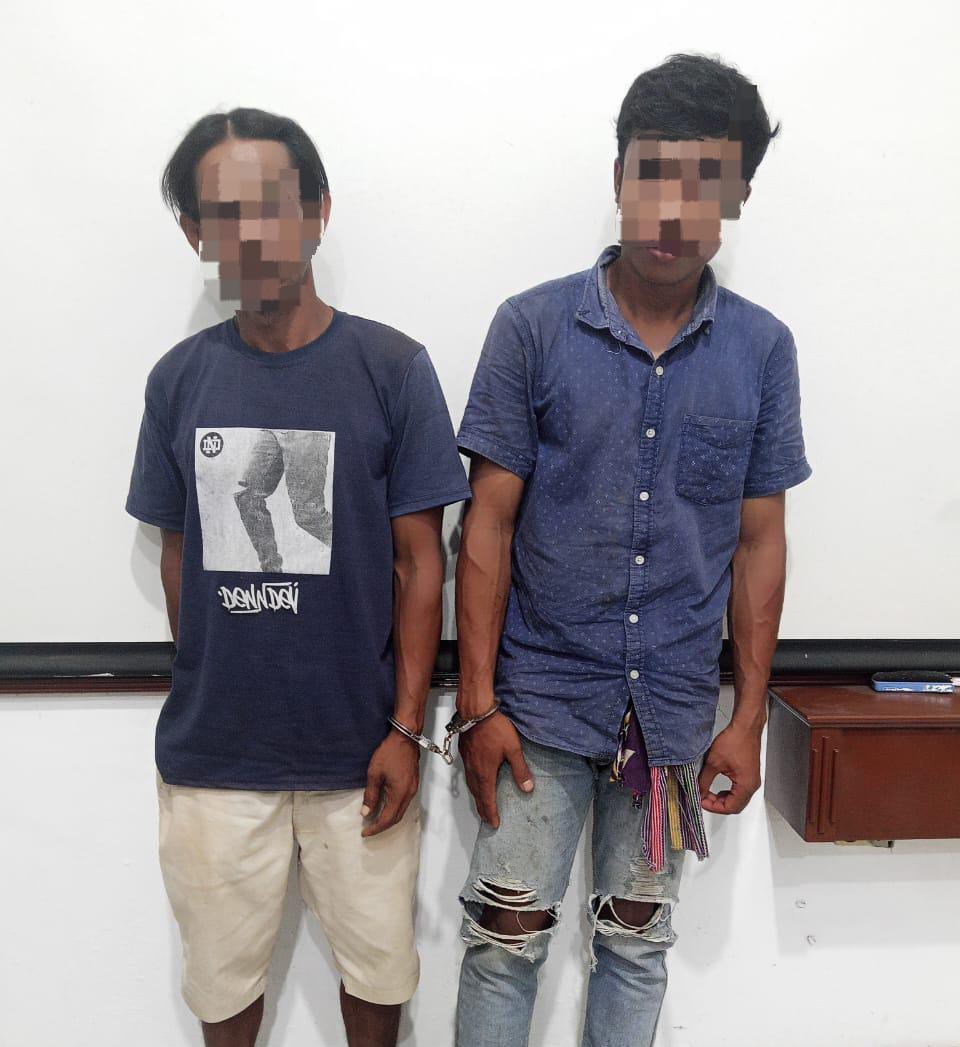 Respons Cepat Polres Simalungun, Dua Pelaku Pencurian TBS Di PTPN-4 Bah Jambi Diamankan