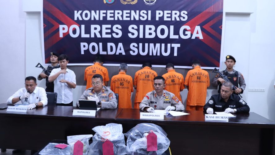 Kerja Cepat Polres Sibolga: Lima Pelaku Pembunuhan Di Masjid Agung Berhasil Diamankan Kurang Dari Tiga Hari