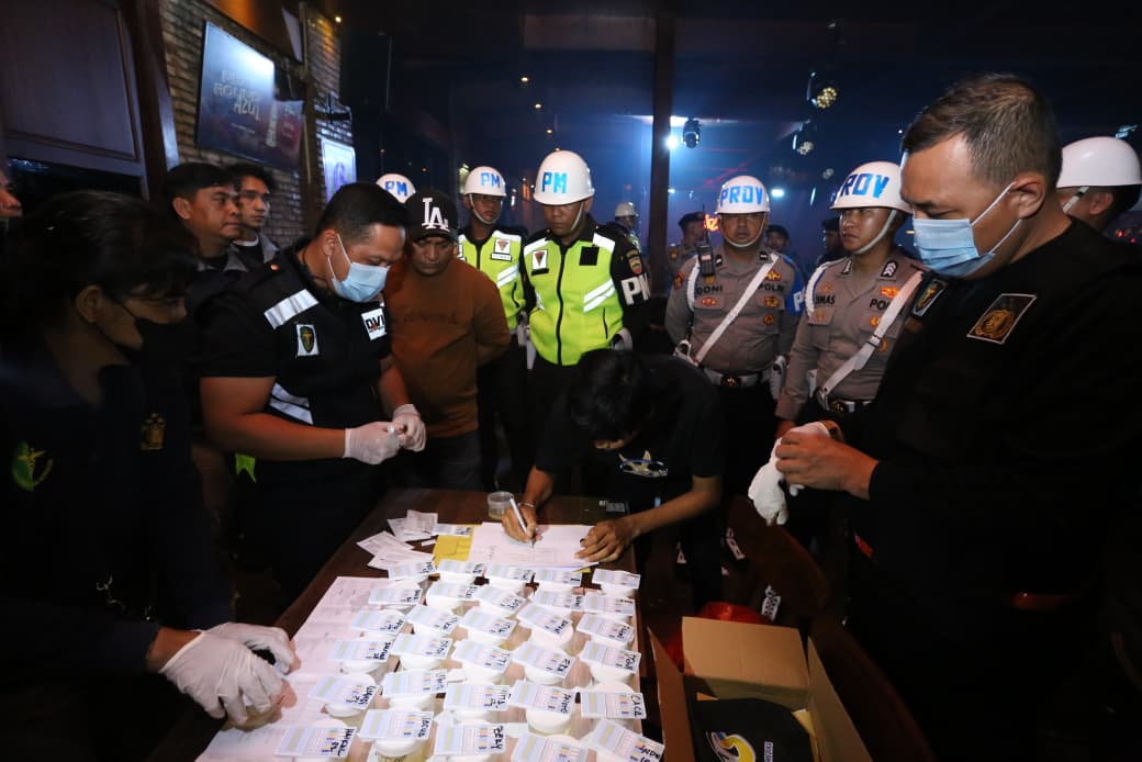 Polda Sumut Intensifkan Razia Untuk Cegah Penyalahgunaan Narkoba Di Tempat Hiburan Malam