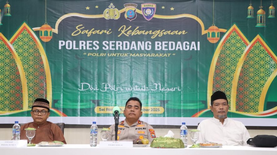 Safari Kebangsaan, Polda Sumut Di Wilayah Hukum Polres Sergai Ajak Masyarakat Perkuat Sinergi Jaga Kamtibmas