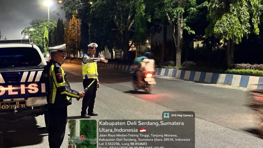 Cegah Kajahatan Di Jam Rawan, Polresta Deli Serdang Laksanakan Patroli Hingga Pagi Hari