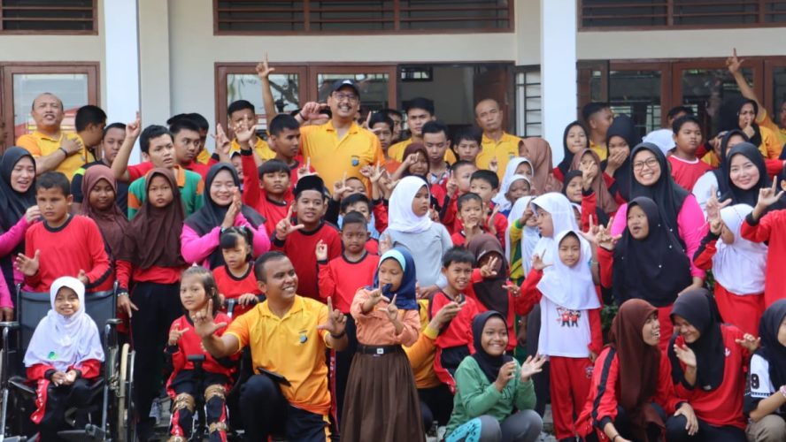 Kapolres Langkat Gelar Olahraga Bersama Siswa SLB Negeri Stabat, Wujud Kepedulian Dan Dukungan Untuk Anak Berkebutuhan Khusus