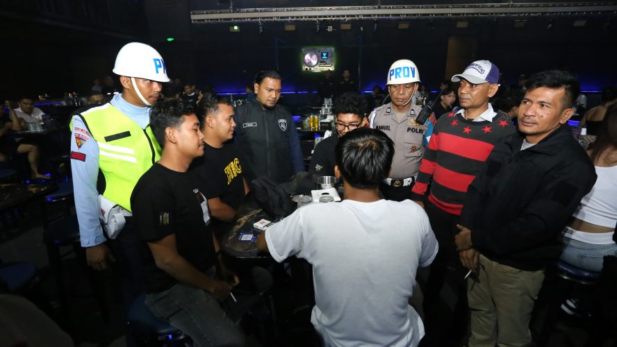 Polda Sumut Dan TNI Terus Gencarkan Razia THM, Tiga Pengunjung Golden Tiger Positif Narkoba
