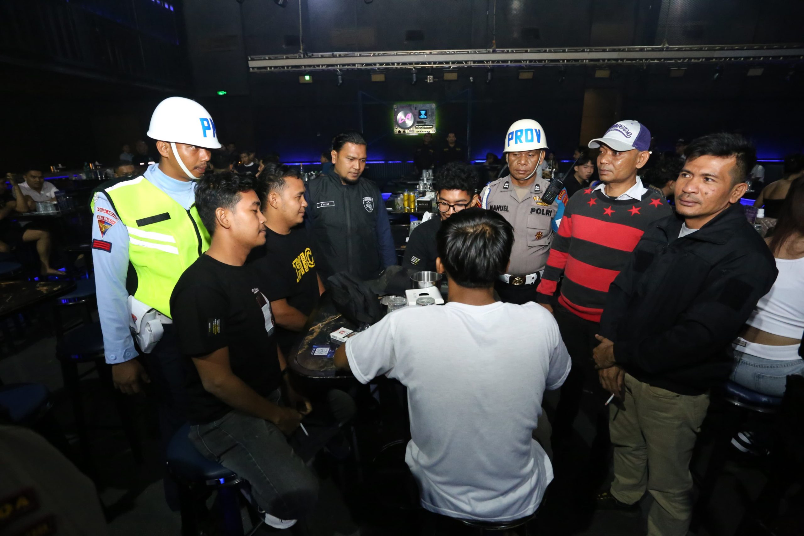 Polda Sumut Dan TNI Terus Gencarkan Razia THM, Tiga Pengunjung Golden Tiger Positif Narkoba