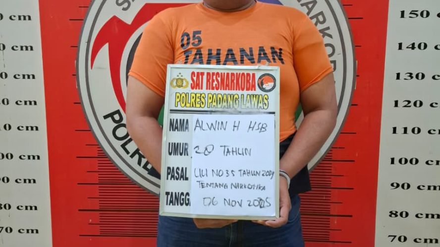 Buron Tiga Tahun, Bandar Sabu Ditangkap Satresnarkoba Polres Padang Lawas Di Medan
