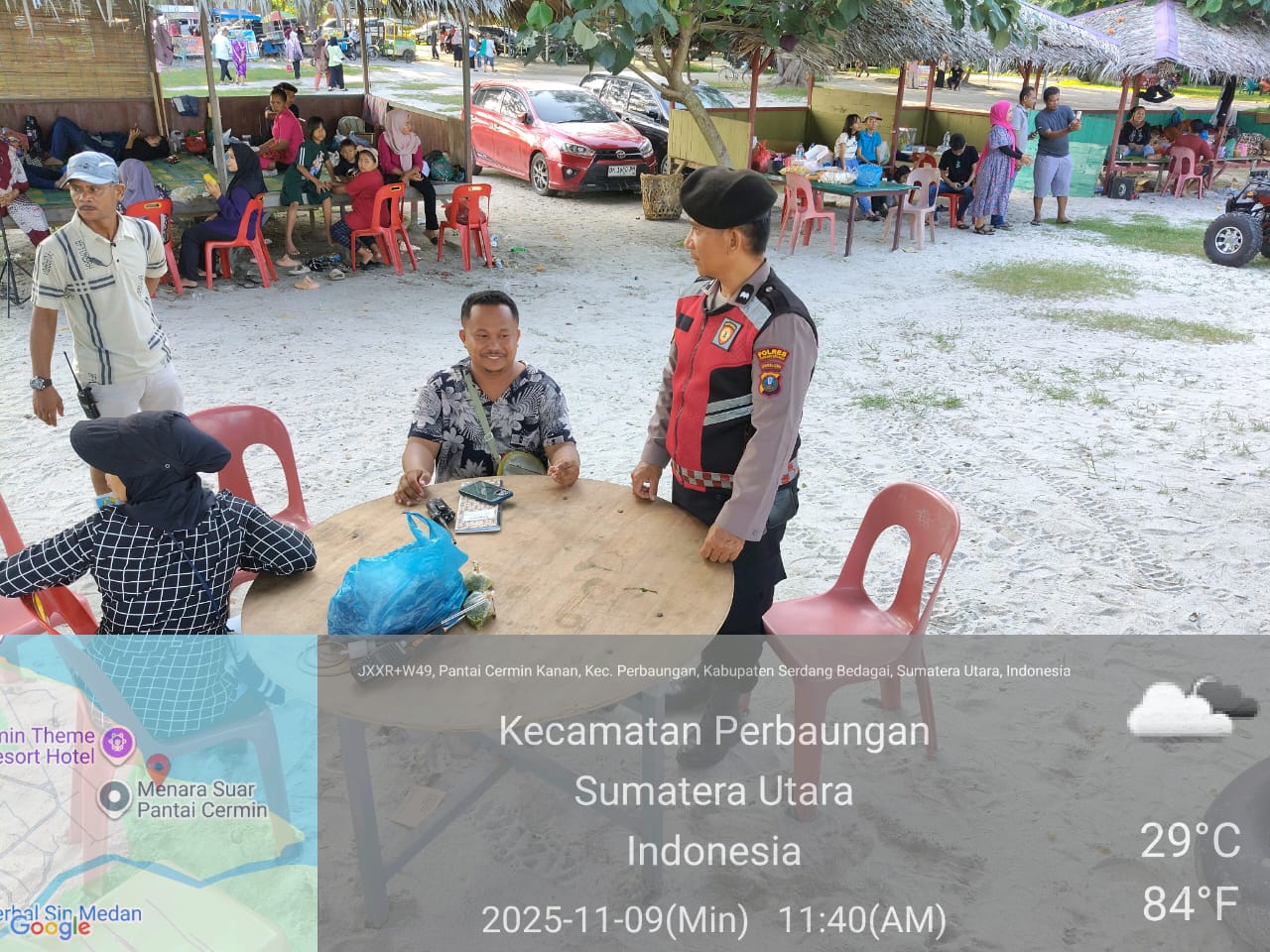 Polres Sergai Amankan Objek Vital Di Tempat Pariwisata, Terapkan Protokol Kesehatan