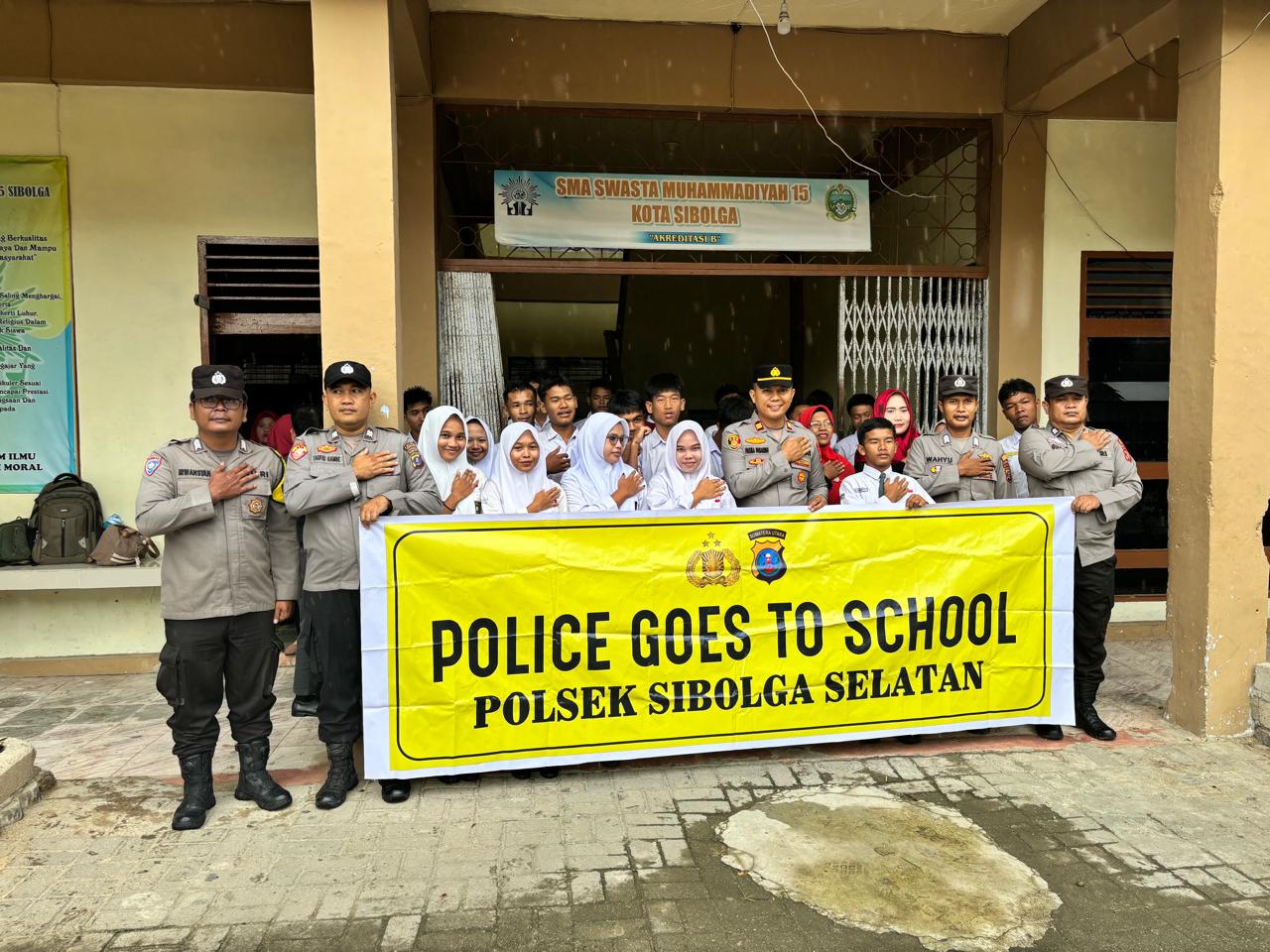 Bangun Generasi Berkarakter, Kapolsek Sibolga Selatan Ajak Pelajar Hindari Tawuran Dan Pengaruh Narkoba