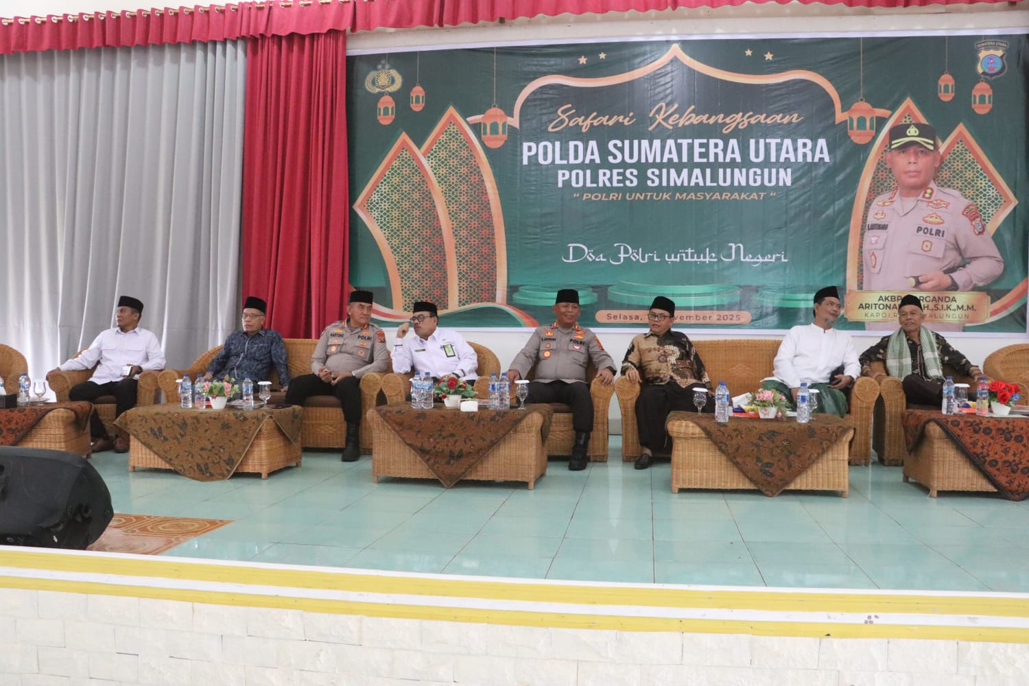 Doa, Kepedulian, Dan Cinta Tanah Air Dalam Safari Kebangsaan Polres Simalungun