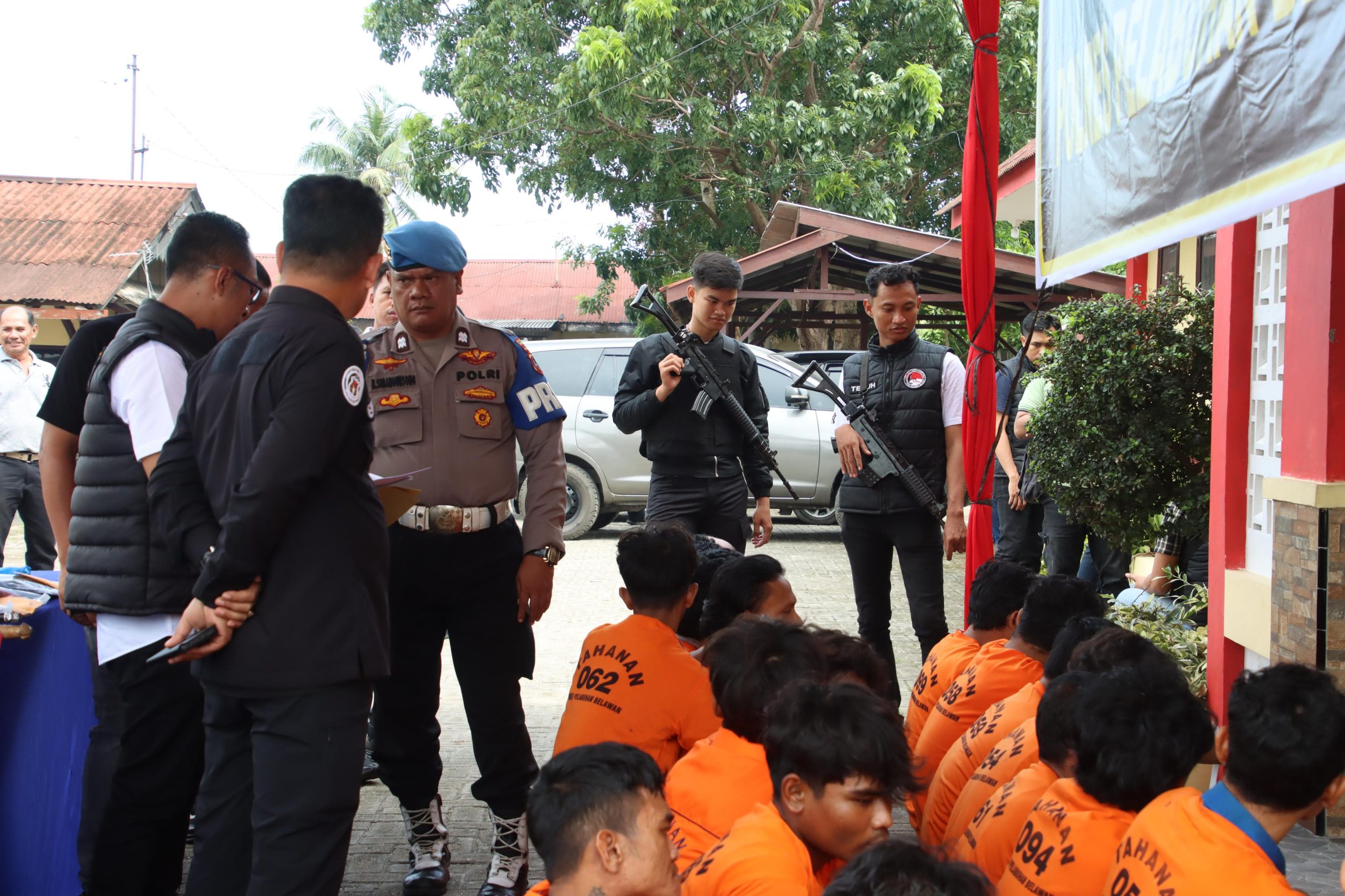 Polres Pelabuhan Belawan Tangkap 48 Pelaku Kejahatan Jalanan Dalam Kurun Waktu Satu Bulan