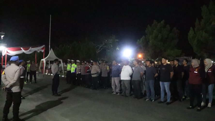 Polres Sergai Laksanakan Kegiatan Rutin Tingkatkan (KRYD) Melalui Razia Sejumlah Tempat Hiburan Malam