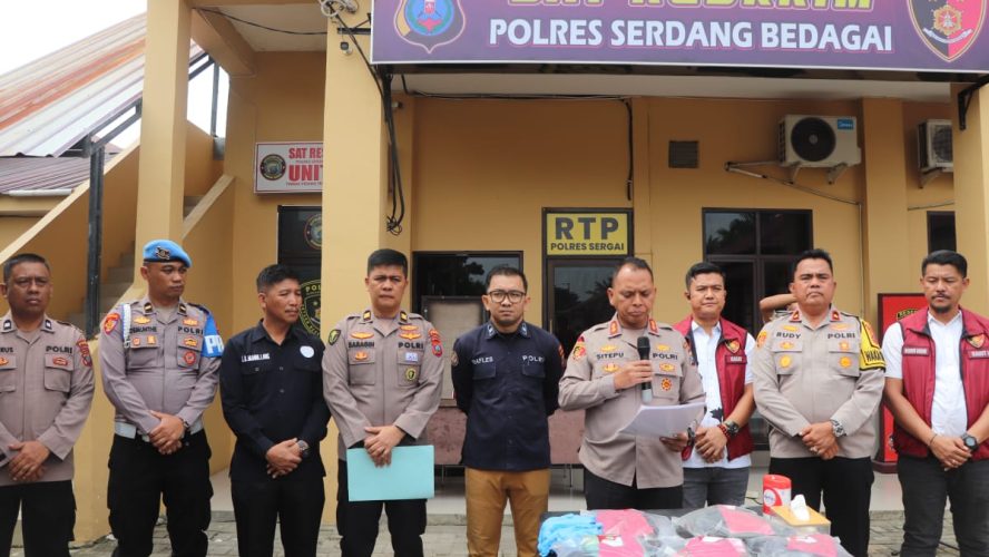 Polres Sergai Bersama Tim Labfor Polda Sumut, Ungkap Kasus Penemuan Tulang Belulang.
