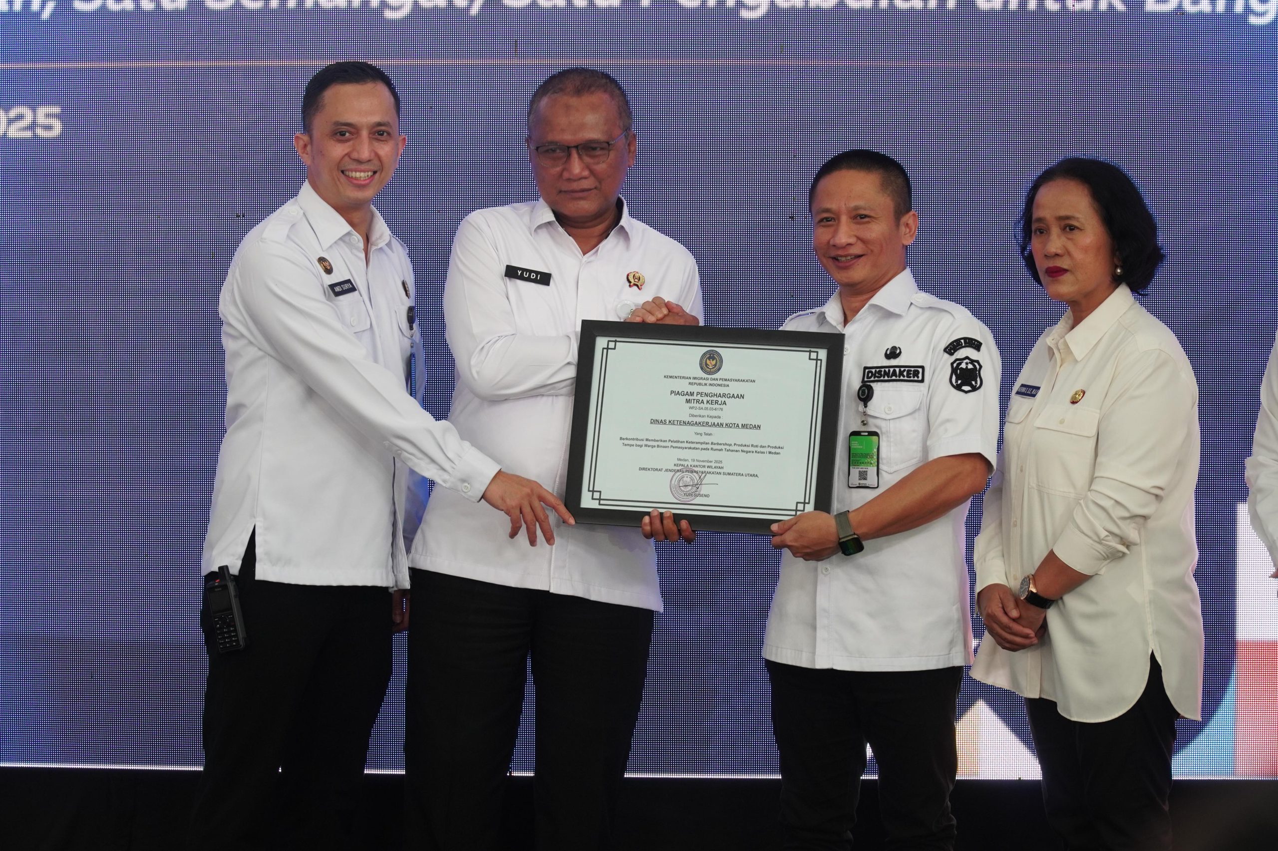 Rutan Kelas I Medan Turut Sukseskan Peringatan Hari Bakti Ke-1 Kementerian Imigrasi Dan Pemasyarakatan