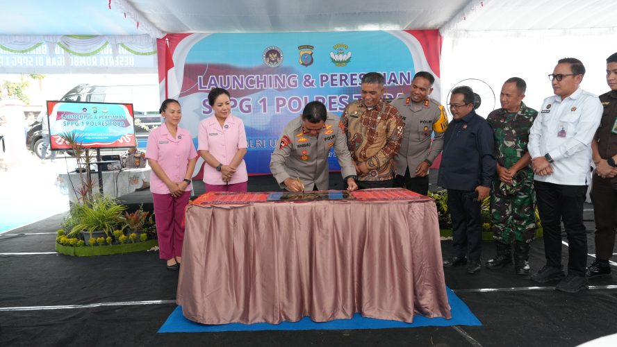 SPPG Polres Toba Resmi Beroperasi, Kapolda Sumut Tegaskan Standar Test Food Wajib