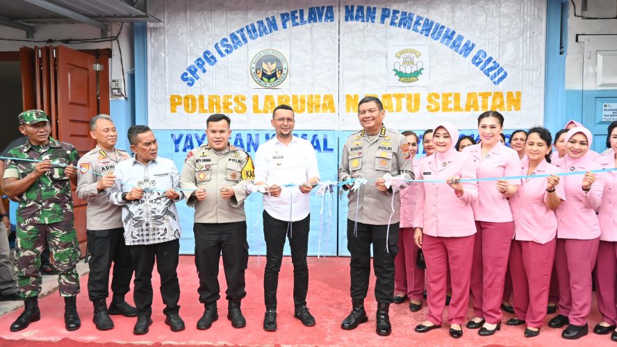 Polda Sumut Resmikan SPPG I Polres Labusel ,Wujud Kepedulian Polri Atasi Gizi Anak