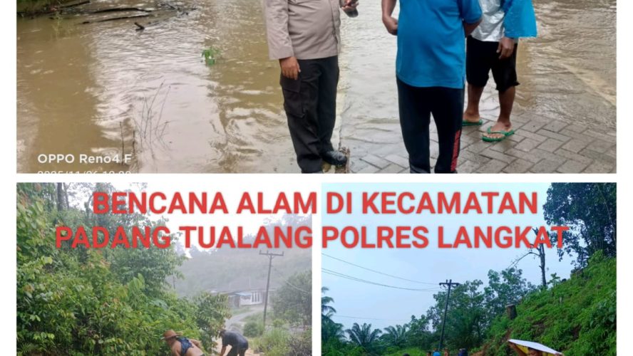 Update Terbaru Bencana Alam di Langkat: Polisi Bergerak Cepat Lakukan Evakuasi, Pengaturan Lalulintas, dan Koordinasi Lintas Instansi