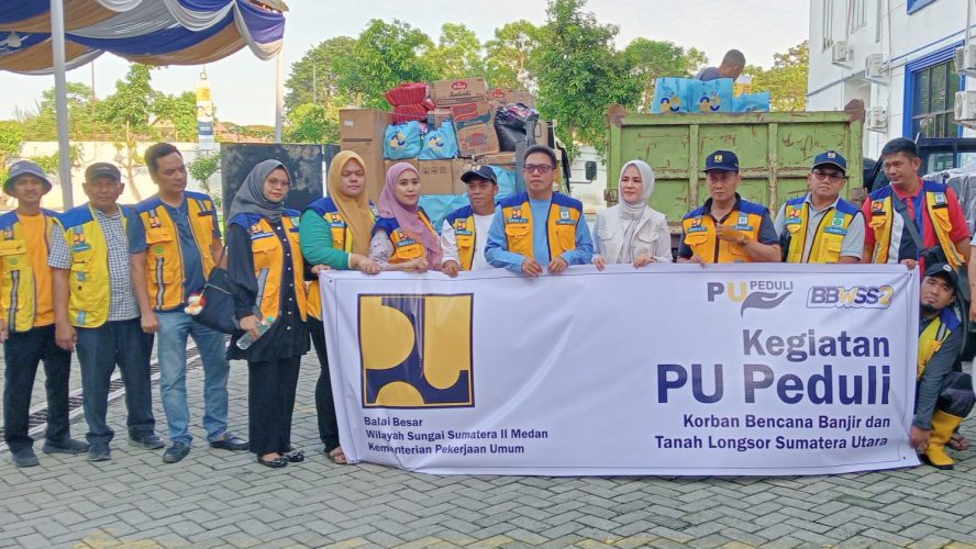 BBWS Sumatera II Medan Kirim Bantuan ke Lokasi Banjir*
