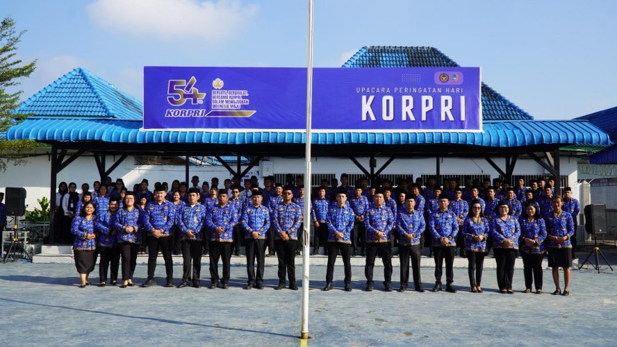 Rutan Kelas I Medan Laksanakan Upacara Peringatan HUT KORPRI Ke-54