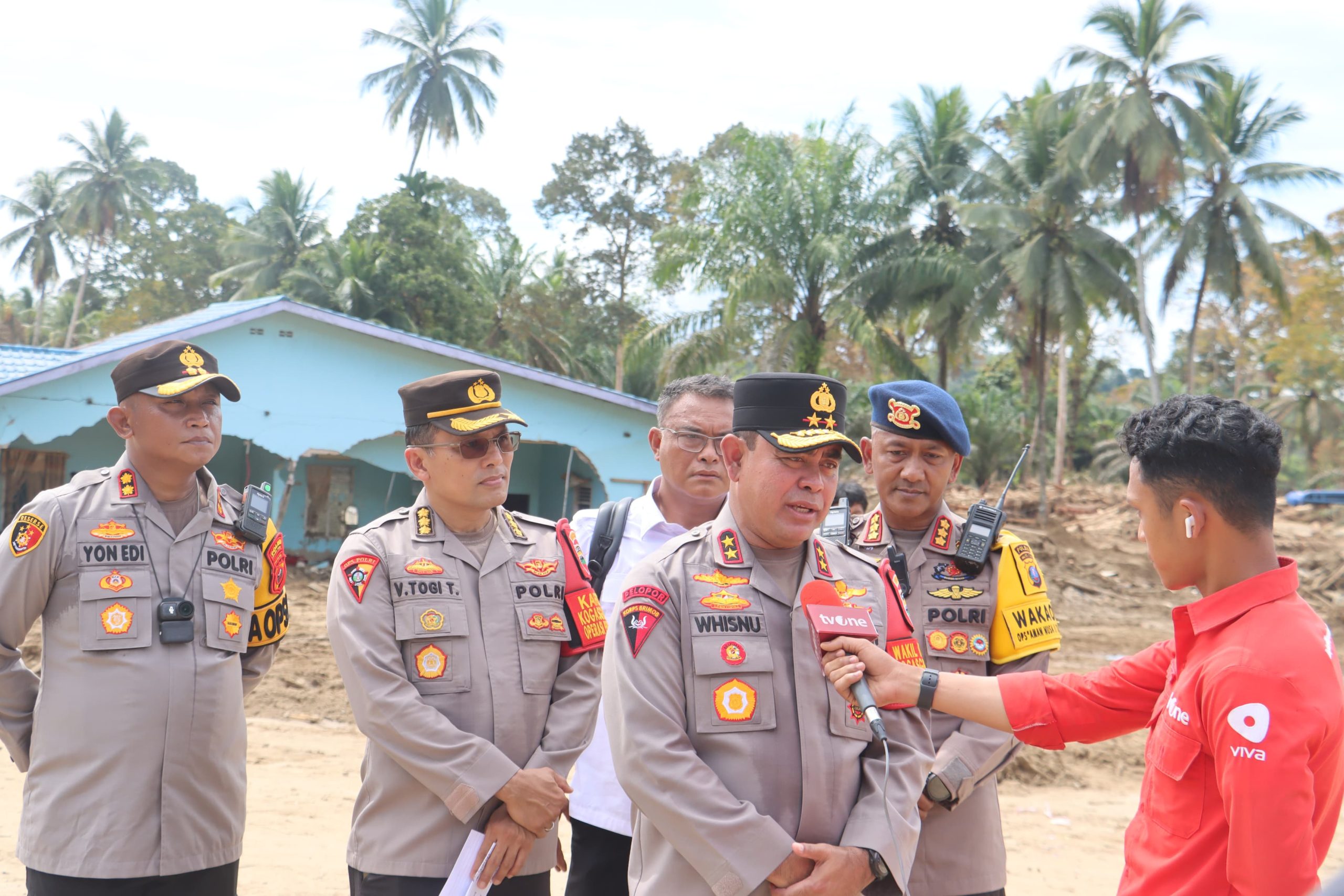 Polri Dirikan Posko Kesehatan, Keamanan hingga Dapur Lapangan untuk Warga Terdampak Banjir Tapse