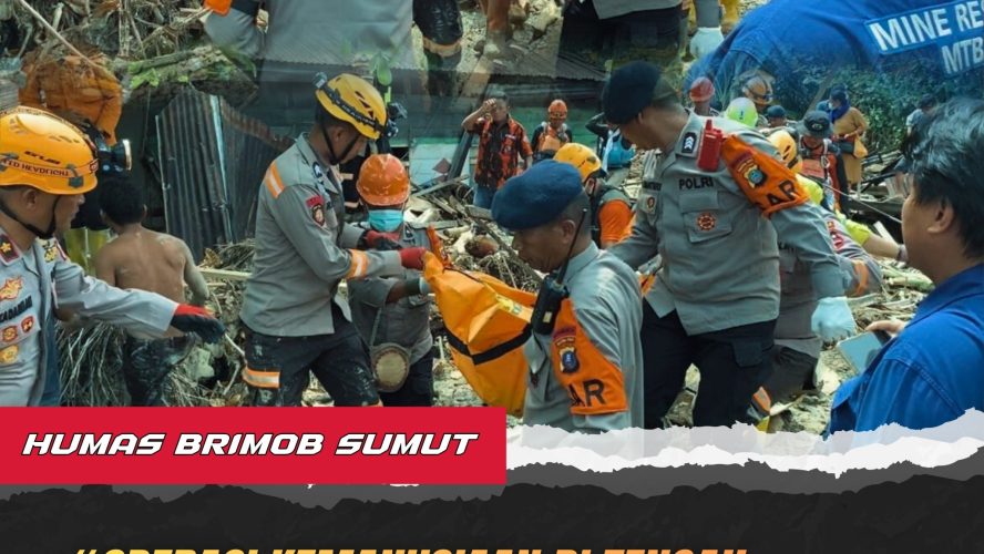 Operasi Kemanusiaan di Tengah Lumpur: Tim SAR Gabungan Temukan Korban Hilang di Huta Godang, Brimob Sumut Berdiri di Garis Terdepan