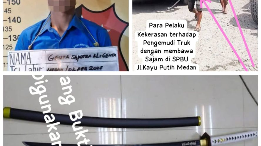 Tim Gabungan Reskrim Polres Pelabuhan Belawan dan Polsek Medan Labuhan Tangkap Pelaku Penganiayaan Supir Truk di SPBU Kayu Putih.